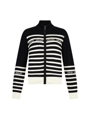 Foto van product Liu Jo Gebreid vest 'Better' zwart / wit