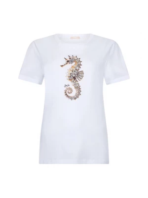 Foto van product Liu Jo Shirt goud / antraciet / transparant / wit