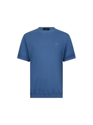 Foto van product Liu Jo Shirt 'LIU JO UOMO MAGLIA SHORTCREPE Maglieria' blauw