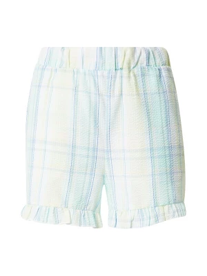 Foto van product LMTD Broek 'EMILY' geel / mintgroen / wit