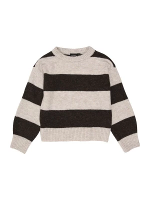 Foto van product LMTD Trui 'NLFBYNTHE' beige gemêleerd / donkerbruin