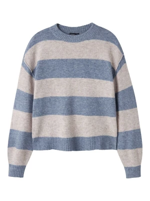 Foto van product LMTD Trui 'NLFBYNTHE' beige gemêleerd / opaal