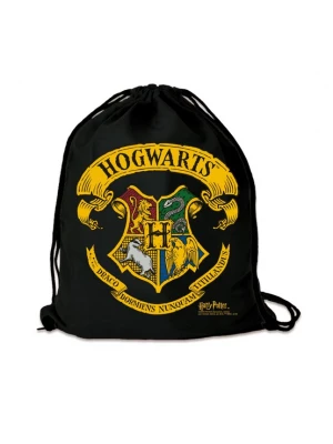 Foto van product LOGOSHIRT Gymtas 'Harry Potter - Hogwarts Logo' zwart