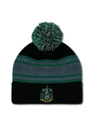 Foto van product LOGOSHIRT Muts 'Harry Potter - Slytherin' blauw / geel / donkergroen / zwart