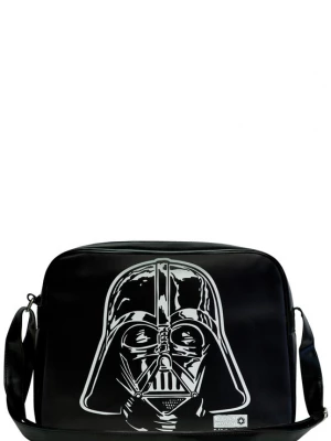 Foto van product LOGOSHIRT Schoudertas 'Darth Vader - Krieg der Sterne' zwart / wit