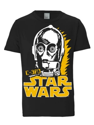 Foto van product LOGOSHIRT Shirt 'C-3PO' goudgeel / zwart / wit