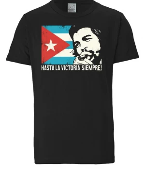 Foto van product LOGOSHIRT Shirt 'Che Guevara - Cuban Flag' blauw / rood / zwart / wit