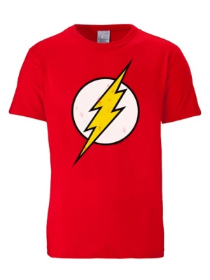 Foto van product LOGOSHIRT Shirt 'DC Comics - Flash Logo' rood