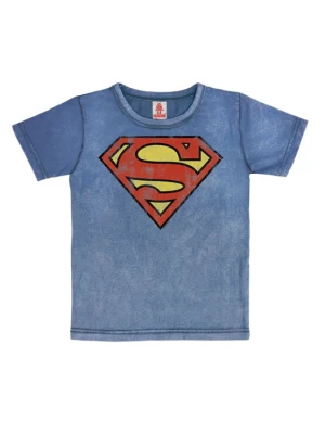 Foto van product LOGOSHIRT Shirt 'DC Comics - Superman' blauw / geel / rood