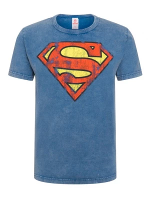 Foto van product LOGOSHIRT Shirt 'DC Comics – Superman' lichtblauw / geel / vuurrood / zwart