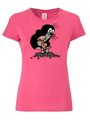 Foto van product LOGOSHIRT Shirt 'Der kleine Maulwurf' grijs / pink / zwart