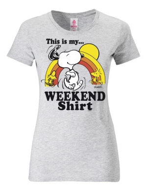 Foto van product LOGOSHIRT Shirt geel / grijs / zwart / wit