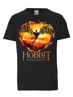 Foto van product LOGOSHIRT Shirt 'Hobbit - I Am Fire I Am Death' oranje / rood / zwart