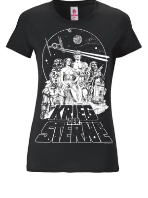 Foto van product LOGOSHIRT Shirt 'Krieg der Sterne - Star Wars' zwart / wit