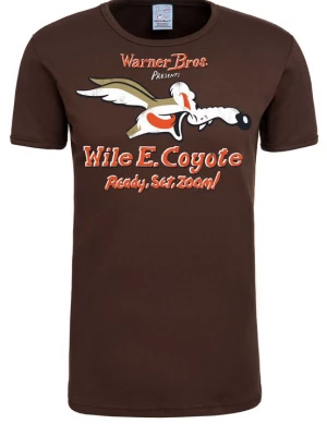 Foto van product LOGOSHIRT Shirt 'Looney Tunes' bruin / rood / wit
