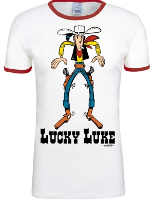 Foto van product LOGOSHIRT Shirt 'Lucky Luke' wit