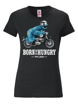 Foto van product LOGOSHIRT Shirt 'Sesamstraße - Krümelmonster Motorrad' zwart