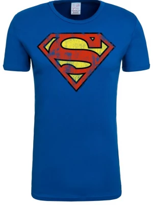 Foto van product LOGOSHIRT Shirt 'Superman' blauw / neongeel / rood