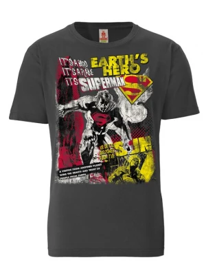 Foto van product LOGOSHIRT Shirt 'Superman' donkergrijs