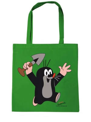 Foto van product LOGOSHIRT Shopper 'Der kleine Maulwurf - Juhu' groen