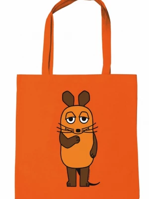Foto van product LOGOSHIRT Shopper 'Die Sendung mit der Maus' oranje