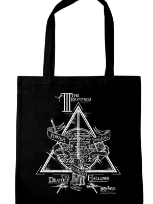 Foto van product LOGOSHIRT Shopper 'The Three Brothers' zwart / wit