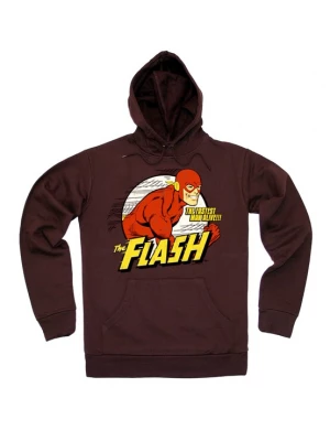 Foto van product LOGOSHIRT Sweatshirt 'DC Comics - Flash, Fastest Man Alive' bruin / geel / rood / wit