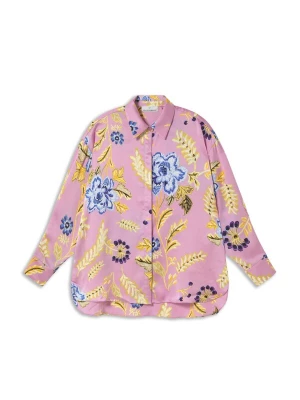 Foto van product Lola Casademunt Blouse blauw / navy / donkergeel / pink