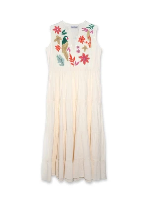 Foto van product Lola Casademunt Jurk groen / pink / offwhite