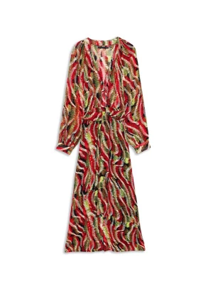 Foto van product Lola Casademunt Jurk groen / rood / zwart / wit