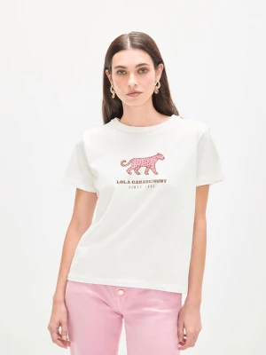 Foto van product Lola Casademunt Shirt rosa / wit