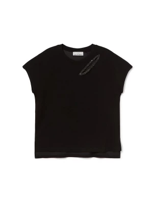 Foto van product Lola Casademunt Shirt zwart / zilver / transparant