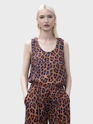 Foto van product Lola Casademunt Top bruin / lila / mauve / zwart