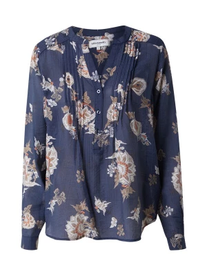 Foto van product Lollys Laundry Blouse beige / donkerblauw / bruin / oranje