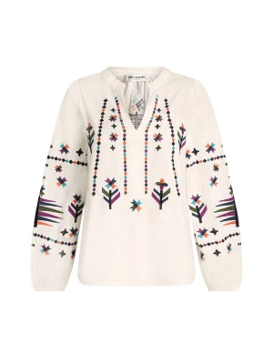 Foto van product Lollys Laundry Blouse 'BonnieLL' donkergroen / lila / oranje / wit