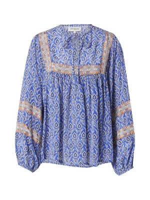 Foto van product Lollys Laundry Blouse 'Teel' blauw / oranje / wit