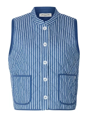 Foto van product Lollys Laundry Bodywarmer 'Cairo' blauw / wit