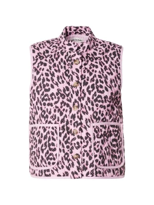 Foto van product Lollys Laundry Bodywarmer 'Cairo' eosine / zwart