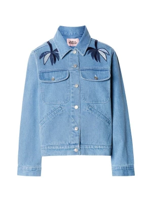 Foto van product Lollys Laundry Tussenjas 'Bird' blauw / navy / blauw denim / wit