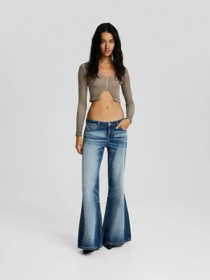 Foto van product Longsleeve Bershka donkerbruin
