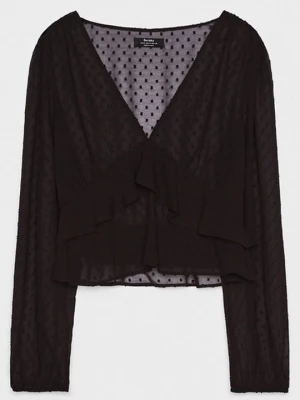 Foto van product Longsleeve Bershka zwart