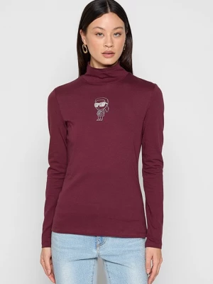 Foto van product Longsleeve KARL LAGERFELD bordeauxrood