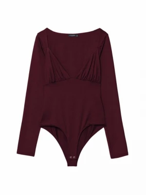 Foto van product Longsleeve Stradivarius bordeauxrood