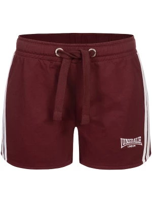 Foto van product LONSDALE Broek 'Carloway' wijnrood / wit