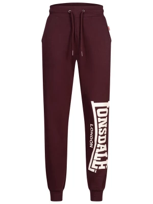 Foto van product LONSDALE Broek wijnrood / wit