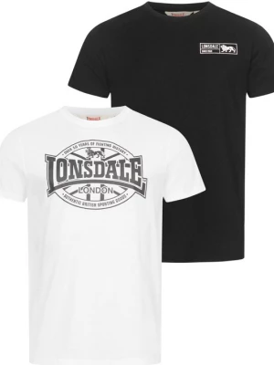 Foto van product Lonsdale London Shirt 'Clonkeen' zwart / wit