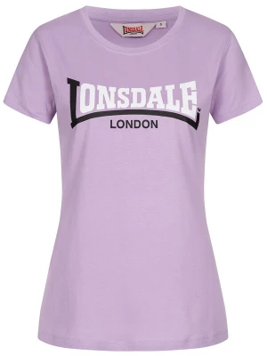 Foto van product LONSDALE Shirt 'Achnavast' lila / zwart / wit