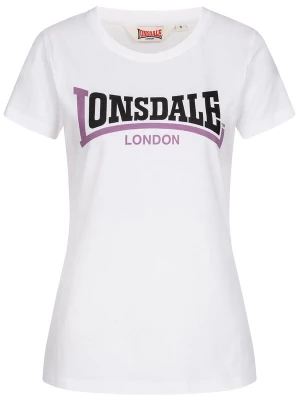 Foto van product LONSDALE Shirt 'Achnavast' lila / zwart / wit