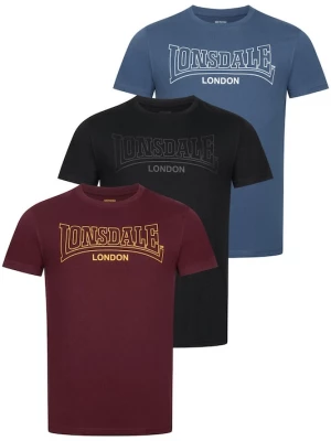 Foto van product LONSDALE Shirt 'Beanley' navy / bloedrood / zwart