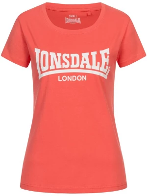 Foto van product LONSDALE Shirt 'Cartmel' zalm roze / wit